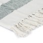 vidaXL Überwurf Baumwolle Streifen 125x150 cm Dunkelgrün vidaXL Überwurf Baumwolle Streifen 125x150 cm Dunkelgrün