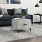 vidaXL Couchtisch Betongrau 50x50x40 cm Holzwerkstoff vidaXL Couchtisch Betongrau 50x50x40 cm Holzwerkstoff