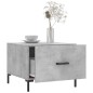 vidaXL Couchtisch Betongrau 50x50x40 cm Holzwerkstoff vidaXL Couchtisch Betongrau 50x50x40 cm Holzwerkstoff