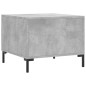 vidaXL Couchtisch Betongrau 50x50x40 cm Holzwerkstoff vidaXL Couchtisch Betongrau 50x50x40 cm Holzwerkstoff