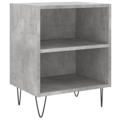 vidaXL Nachttisch Betongrau 40x30x50 cm Holzwerkstoff