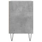 vidaXL Nachttisch Betongrau 40x30x50 cm Holzwerkstoff vidaXL Nachttisch Betongrau 40x30x50 cm Holzwerkstoff
