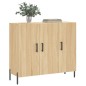 vidaXL Sideboard Sonoma-Eiche 90x34x80 cm Holzwerkstoff vidaXL Sideboard Sonoma-Eiche 90x34x80 cm Holzwerkstoff