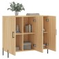vidaXL Sideboard Sonoma-Eiche 90x34x80 cm Holzwerkstoff vidaXL Sideboard Sonoma-Eiche 90x34x80 cm Holzwerkstoff
