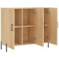vidaXL Sideboard Sonoma-Eiche 90x34x80 cm Holzwerkstoff vidaXL Sideboard Sonoma-Eiche 90x34x80 cm Holzwerkstoff