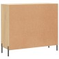 vidaXL Sideboard Sonoma-Eiche 90x34x80 cm Holzwerkstoff vidaXL Sideboard Sonoma-Eiche 90x34x80 cm Holzwerkstoff