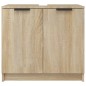 vidaXL Badezimmerschrank Sonoma-Eiche 64,5x33,5x59 cm Holzwerkstoff