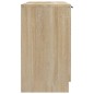 vidaXL Badezimmerschrank Sonoma-Eiche 64,5x33,5x59 cm Holzwerkstoff