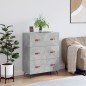 vidaXL Kommode Betongrau 69,5x34x90 cm Holzwerkstoff vidaXL Kommode Betongrau 69,5x34x90 cm Holzwerkstoff