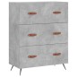vidaXL Kommode Betongrau 69,5x34x90 cm Holzwerkstoff vidaXL Kommode Betongrau 69,5x34x90 cm Holzwerkstoff
