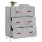vidaXL Kommode Betongrau 69,5x34x90 cm Holzwerkstoff vidaXL Kommode Betongrau 69,5x34x90 cm Holzwerkstoff