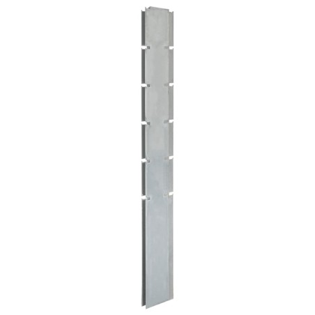 vidaXL Zaunpfosten 20 Stk. Silbern 160 cm Verzinkter Stahl