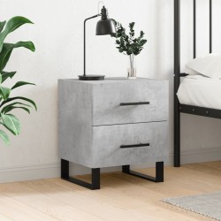 vidaXL Nachttisch Betongrau 40x35x47,5 cm Holzwerkstoff