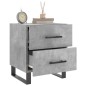 vidaXL Nachttisch Betongrau 40x35x47,5 cm Holzwerkstoff vidaXL Nachttisch Betongrau 40x35x47,5 cm Holzwerkstoff