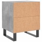 vidaXL Nachttisch Betongrau 40x35x47,5 cm Holzwerkstoff vidaXL Nachttisch Betongrau 40x35x47,5 cm Holzwerkstoff