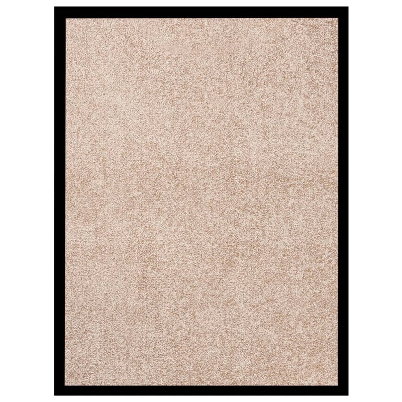 vidaXL Fußmatte Beige 60x80 cm vidaXL Fußmatte Beige 60x80 cm