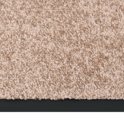 vidaXL Fußmatte Beige 60x80 cm
