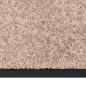 vidaXL Fußmatte Beige 60x80 cm vidaXL Fußmatte Beige 60x80 cm