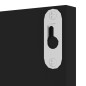 vidaXL Wandregale 4 Stk. Schwarz 60x11,5x18 cm Holzwerkstoff vidaXL Wandregale 4 Stk. Schwarz 60x11,5x18 cm Holzwerkstoff