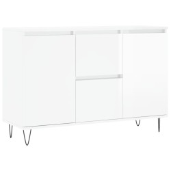 vidaXL Sideboard Hochglanz-Weiß 104x35x70 cm Holzwerkstoff