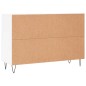 vidaXL Sideboard Hochglanz-Weiß 104x35x70 cm Holzwerkstoff vidaXL Sideboard Hochglanz-Weiß 104x35x70 cm Holzwerkstoff