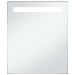 vidaXL Badezimmer-Wandspiegel mit LEDs 50x60 cm