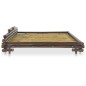 vidaXL Bettgestell Dunkelbraun Bambus 160×200 cm vidaXL Bettgestell Dunkelbraun Bambus 160×200 cm