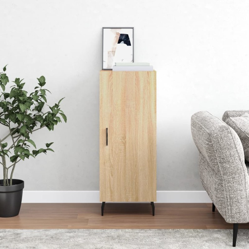 vidaXL Sideboard Sonoma-Eiche 34,5x34x90 cm Holzwerkstoff vidaXL Sideboard Sonoma-Eiche 34,5x34x90 cm Holzwerkstoff