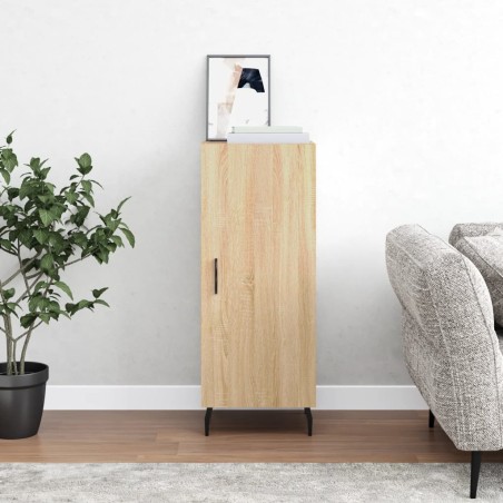 vidaXL Sideboard Sonoma-Eiche 34,5x34x90 cm Holzwerkstoff