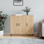 vidaXL Sideboard Sonoma-Eiche 90x34x80 cm Holzwerkstoff vidaXL Sideboard Sonoma-Eiche 90x34x80 cm Holzwerkstoff