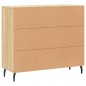vidaXL Sideboard Sonoma-Eiche 90x34x80 cm Holzwerkstoff vidaXL Sideboard Sonoma-Eiche 90x34x80 cm Holzwerkstoff