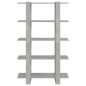 vidaXL Bücherregal/Raumteiler Betongrau 100x30x160 cm vidaXL Bücherregal/Raumteiler Betongrau 100x30x160 cm