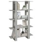 vidaXL Bücherregal/Raumteiler Betongrau 100x30x160 cm vidaXL Bücherregal/Raumteiler Betongrau 100x30x160 cm