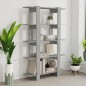 vidaXL Bücherregal/Raumteiler Betongrau 100x30x160 cm vidaXL Bücherregal/Raumteiler Betongrau 100x30x160 cm