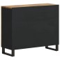 vidaXL Sideboard mit 2 Türen 90x33x75 cm Massivholz Mango vidaXL Sideboard mit 2 Türen 90x33x75 cm Massivholz Mango