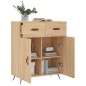 vidaXL Sideboard Sonoma-Eiche 69,5x34x90 cm Holzwerkstoff vidaXL Sideboard Sonoma-Eiche 69,5x34x90 cm Holzwerkstoff