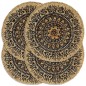 vidaXL Tischsets 4 Stk. Dunkelblau 38 cm Rund Jute vidaXL Tischsets 4 Stk. Dunkelblau 38 cm Rund Jute