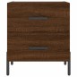 vidaXL Nachttische 2Stk. Braun Eichen-Optik 40x35x47,5cm Holzwerkstoff vidaXL Nachttische 2Stk. Braun Eichen-Optik 40x35x47,5cm Holzwerkstoff