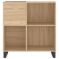 vidaXL Plattenschrank Sonoma-Eiche 84,5x38x89 cm Holzwerkstoff vidaXL Plattenschrank Sonoma-Eiche 84,5x38x89 cm Holzwerkstoff