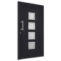 vidaXL Haustür Anthrazit 98x208 cm vidaXL Haustür Anthrazit 98x208 cm