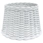vidaXL Lampenschirm Weiß Ø40x26 cm Korbweide vidaXL Lampenschirm Weiß Ø40x26 cm Korbweide