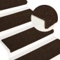 vidaXL Treppenmatten 15 Stk. Nadelvlies 65x21x4 cm Braun vidaXL Treppenmatten 15 Stk. Nadelvlies 65x21x4 cm Braun