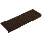 vidaXL Treppenmatten 15 Stk. Nadelvlies 65x21x4 cm Braun vidaXL Treppenmatten 15 Stk. Nadelvlies 65x21x4 cm Braun