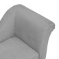 vidaXL Hundesofa mit Kissen Grau 83x44x44 cm Plüsch vidaXL Hundesofa mit Kissen Grau 83x44x44 cm Plüsch