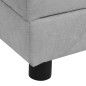 vidaXL Hundesofa mit Kissen Grau 83x44x44 cm Plüsch vidaXL Hundesofa mit Kissen Grau 83x44x44 cm Plüsch