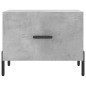 vidaXL Couchtisch Betongrau 50x50x40 cm Holzwerkstoff vidaXL Couchtisch Betongrau 50x50x40 cm Holzwerkstoff