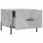 vidaXL Couchtisch Betongrau 50x50x40 cm Holzwerkstoff vidaXL Couchtisch Betongrau 50x50x40 cm Holzwerkstoff