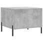 vidaXL Couchtisch Betongrau 50x50x40 cm Holzwerkstoff vidaXL Couchtisch Betongrau 50x50x40 cm Holzwerkstoff