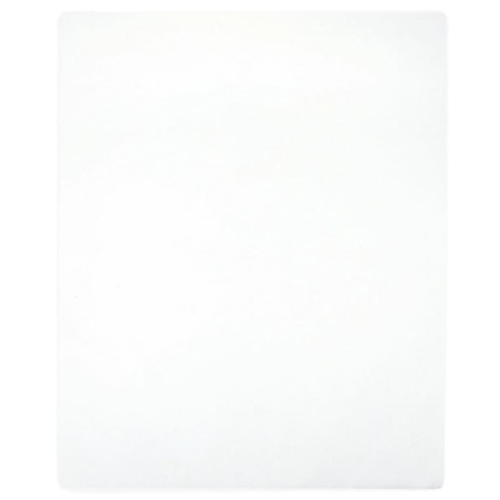 vidaXL Spannbettlaken Jersey Weiß 90x200 cm Baumwolle