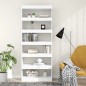 vidaXL Bücherregal/Raumteiler Weiß 80x30x198 cm Holzwerkstoff vidaXL Bücherregal/Raumteiler Weiß 80x30x198 cm Holzwerkstoff